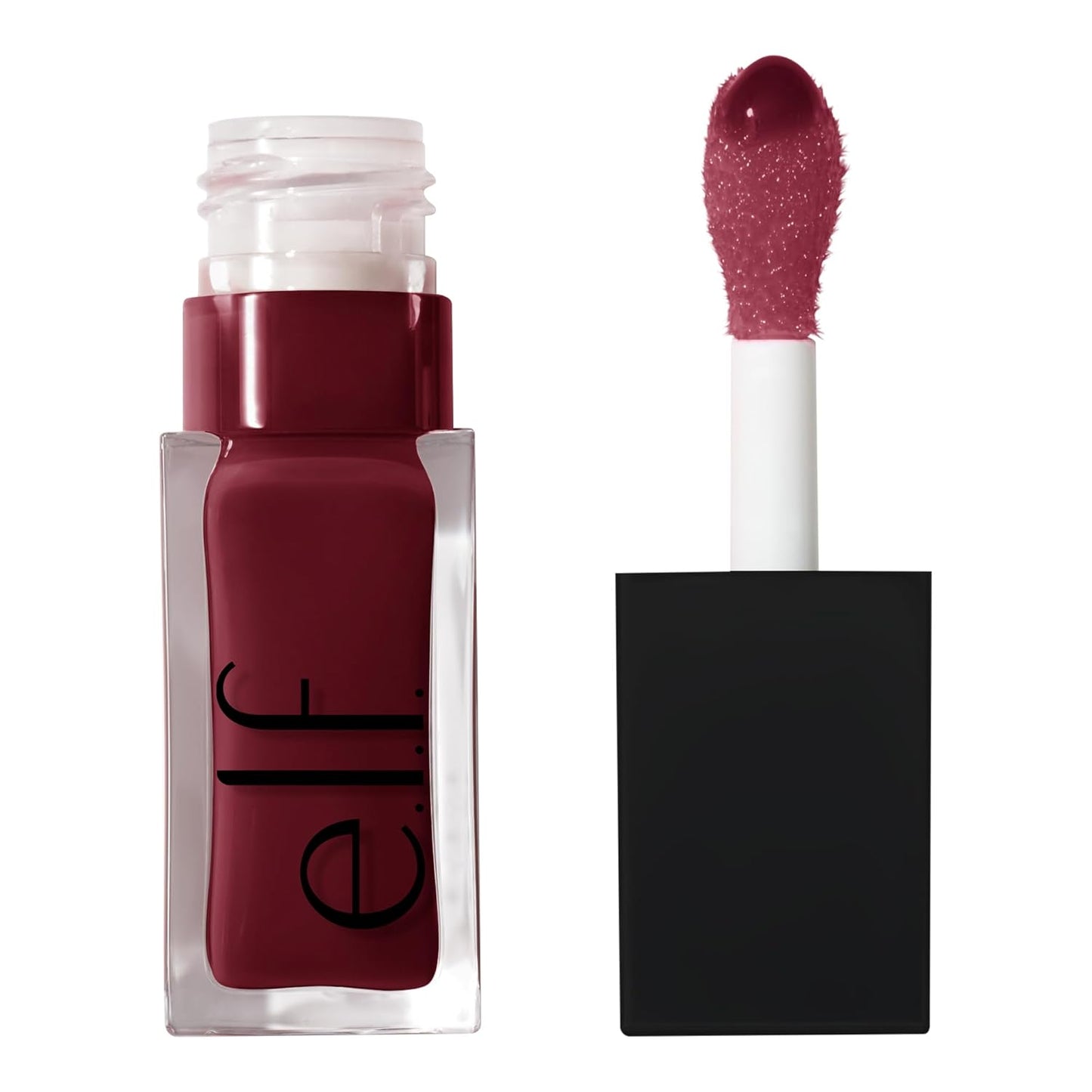 e.l.f. Glow Reviver Lip Oil - Nourishing Tinted Lip Oil with Jojoba Oil | High-Shine Finish, Vegan, Jam Session