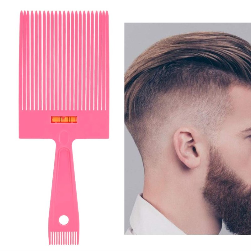 Hair Comb Flat Top Comb Haircut Level Comb Wide Tooth Hair Comb Styling Comb with Accurate Water Leveling System Hairdressing Tool