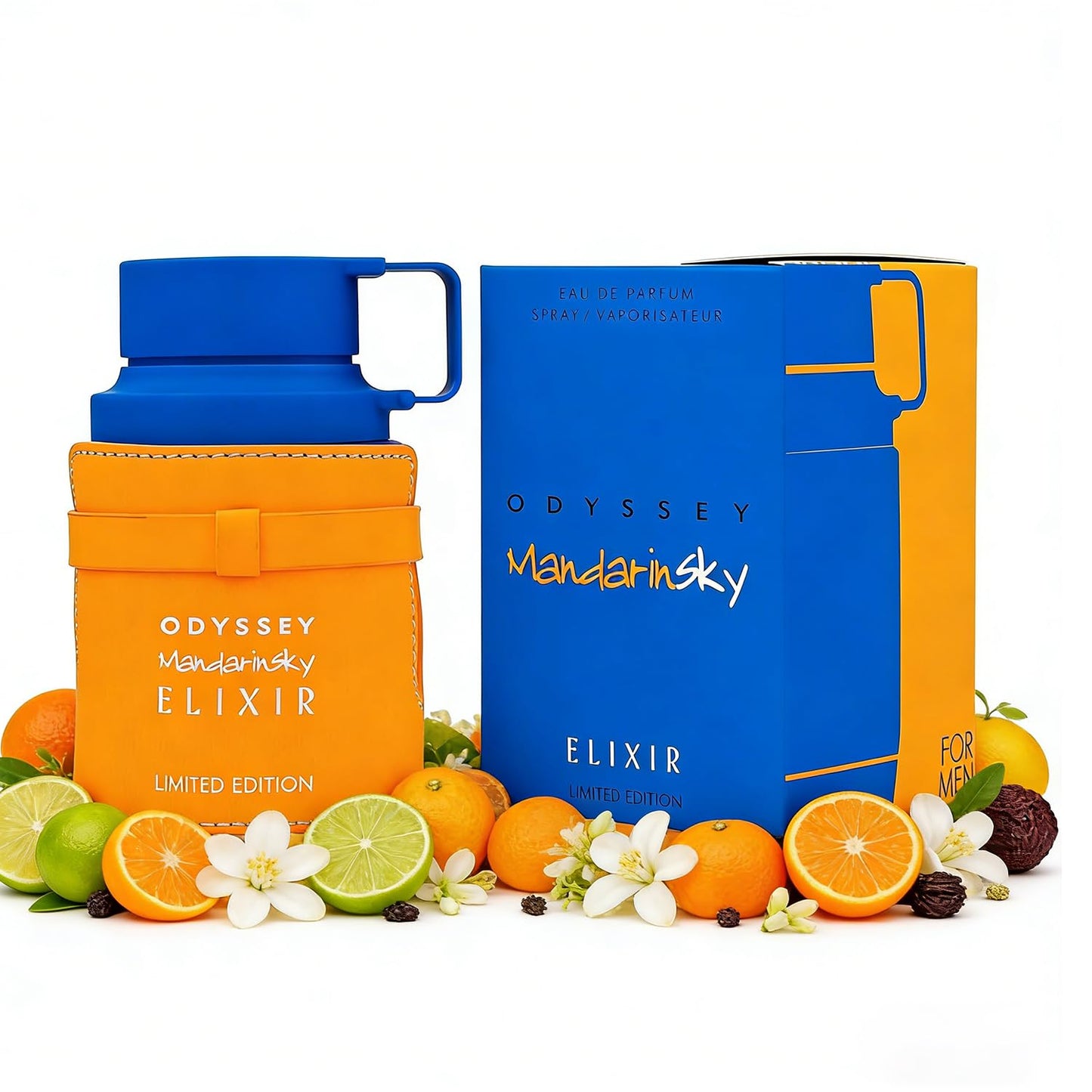 FODIEME Odyssey Mandarin Sky Elixir Limited Edition for Men -EDP Spray,3.4 oz