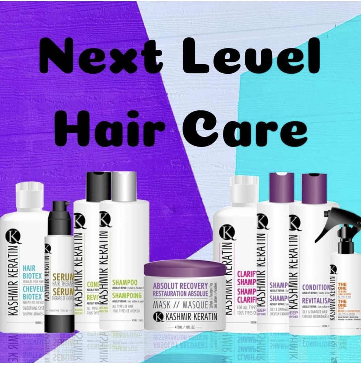 Kashmir Keratin Enriched Shampoo Hydrating Sulfate Paraben Free For All Types Of Hair &Dry Damaged Hair (32 Fl. Oz)