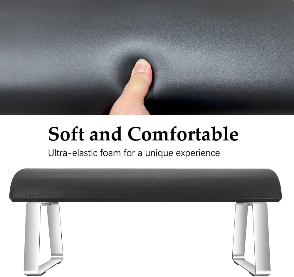 Ergonomic Waterproof Footrest - High Elasticity Under Desk Support | Black