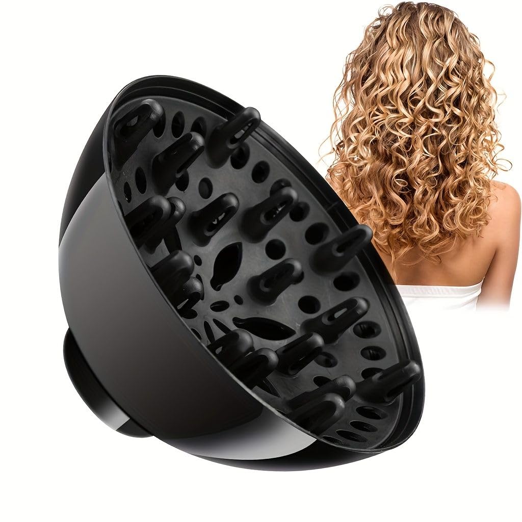 Professional Hair Diffuser for Curly Hair - Universal Large Head Design for Blow Dryers
