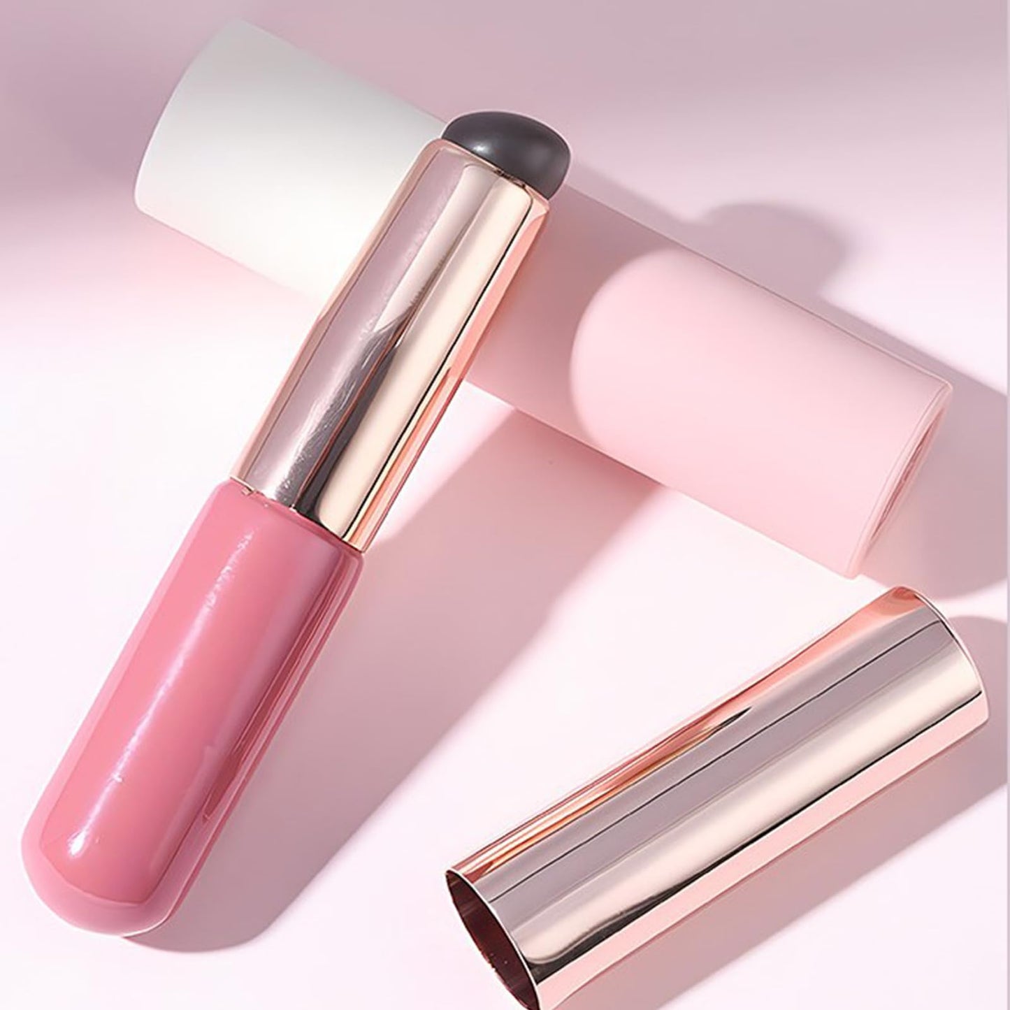 Joyeee Lip Gloss Palette, 18 Colors Dard Red Pink Nude Brown Lip Makeup Pallet Kit, Pro Women Lip Color Palette with Soft Silicon Brush, Lip Present Set for Teen Girl, Mum, Daughter, Friend, Sister