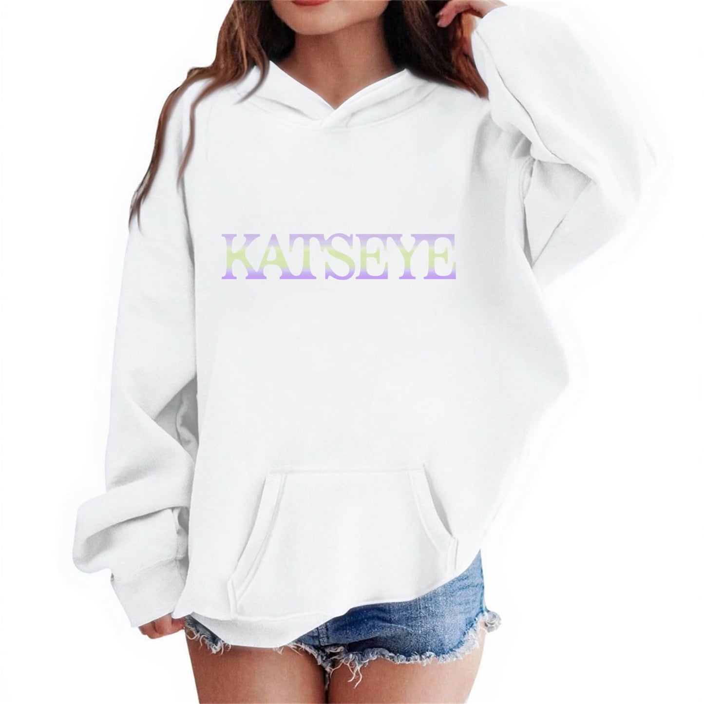 Katseye Hoodie for Teen Girl Kids Music Album Katseye Merch Sweatshirt Casual Long Sleeve Hoodied for 2-14 Years