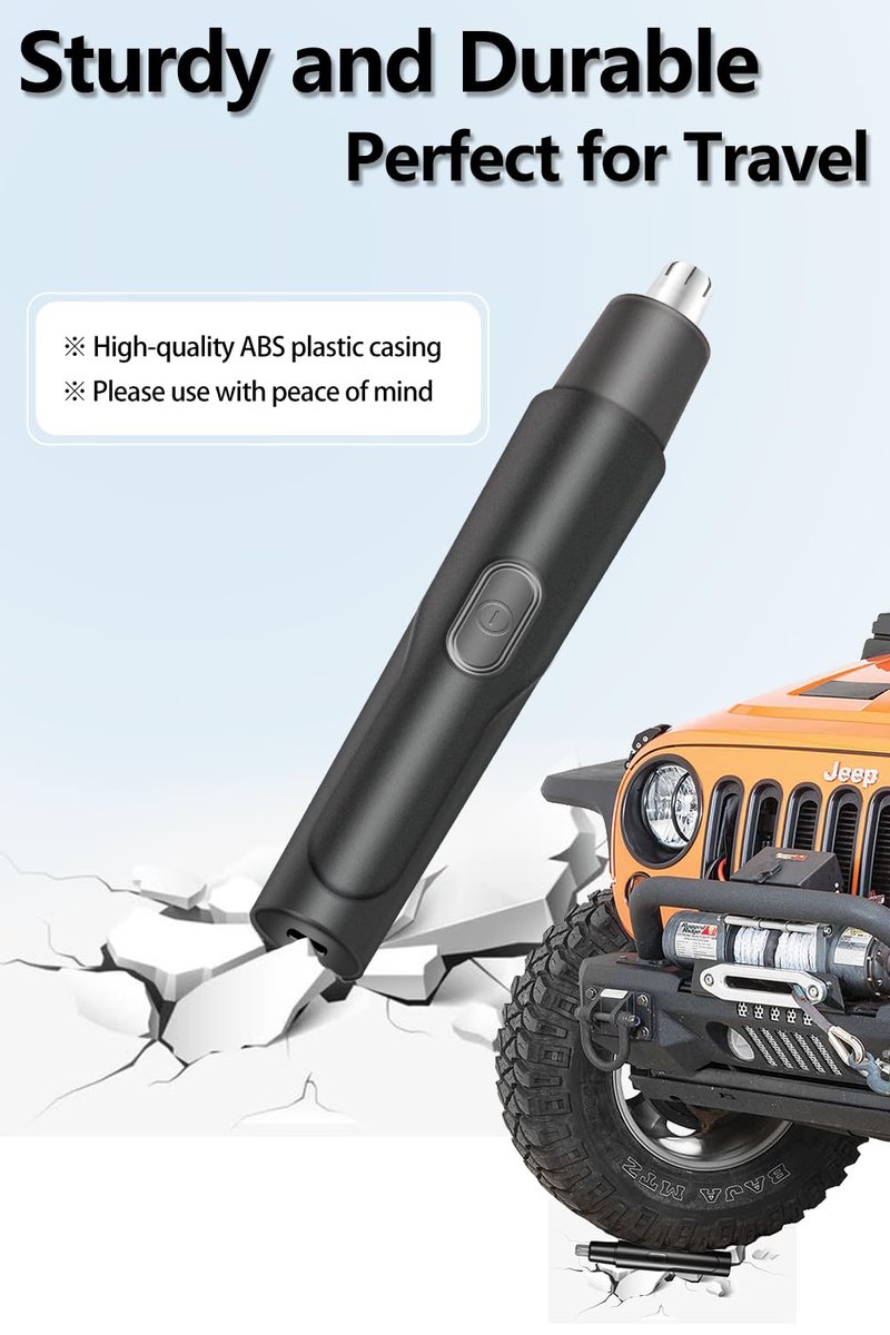 HILIYOT Nose Hair Trimmer, USB Rechargeable, Professional Painless Ear Hair Trimmer, for Men Women, Powerful Motor, Dual-Edge Blades for Smoother Cutting, Low Noise, Black