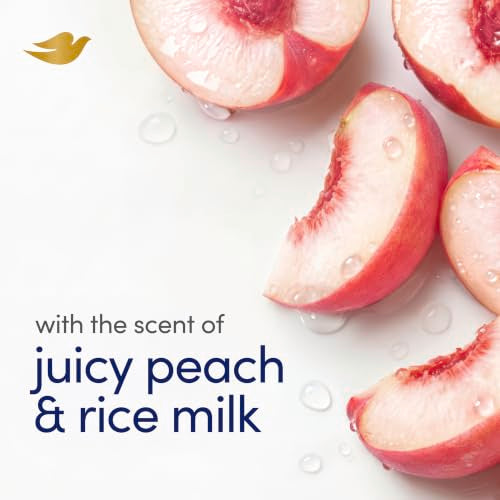 Dove Rebalancing Beauty Bar Soap - White Peach & Rice Milk, 6 Count