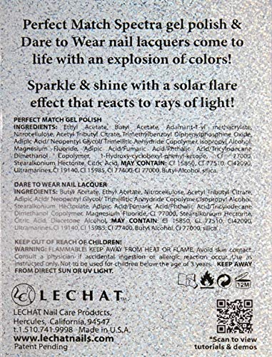 LECHAT Perfect Match Gel Polish - Supernova 0.5 Fl Oz with Matching Lacquer