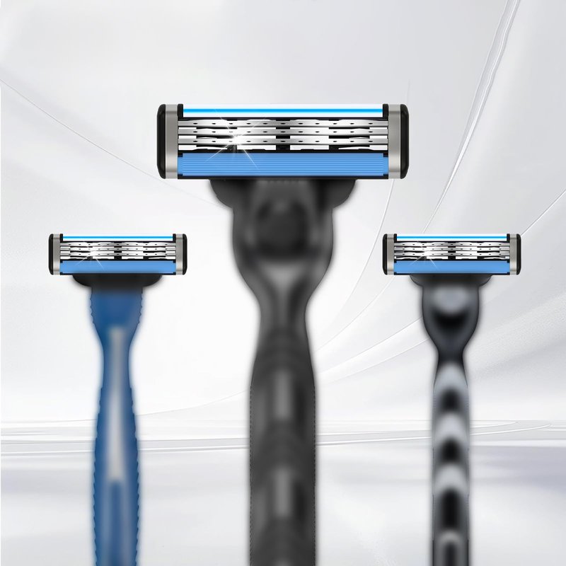 Mach 3 Razor Refills for Men, 16 Count Razor Blade Refills Compatible with Mach 3 razor blades refills