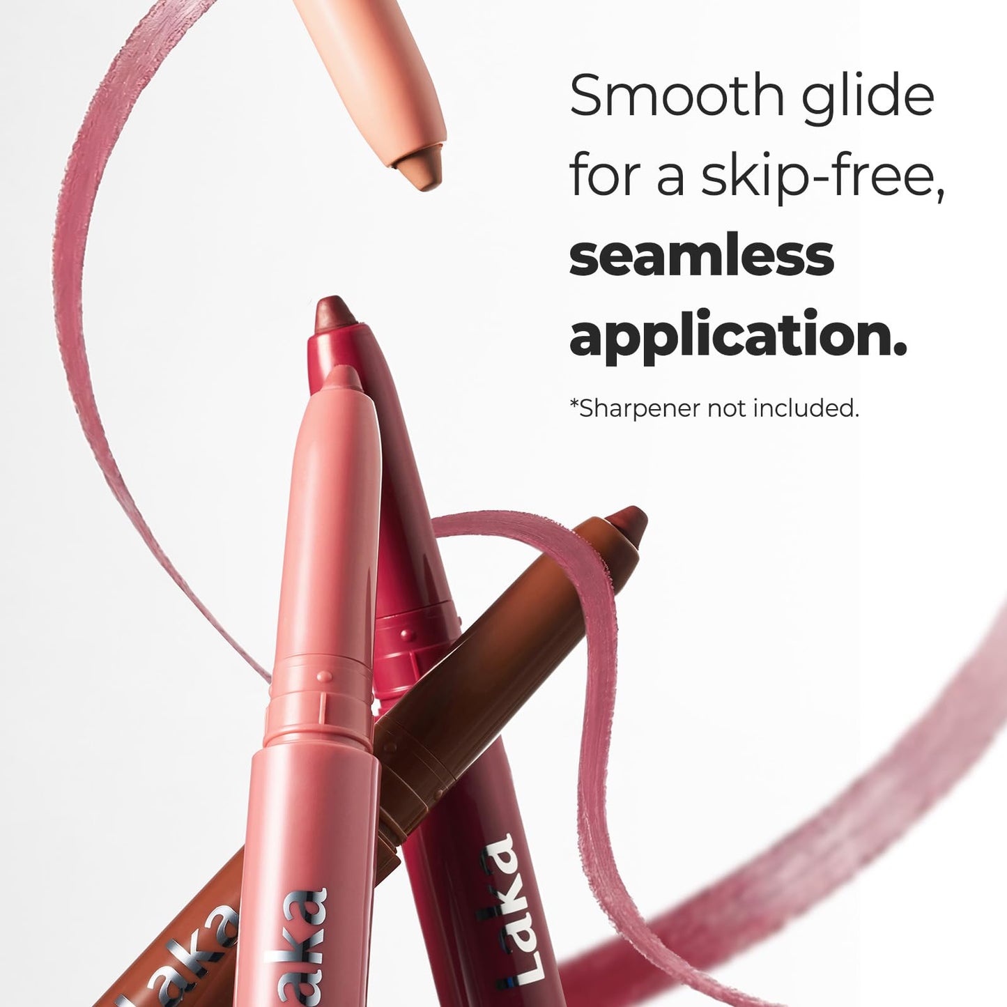 Laka Lip Liner, Brown Lip Liner, Rich Cream Glide Texture, Semi-Matte Finish for Shaping Lips, Smooth Application, K-Beauty, Korean Makeup, 0.02oz, #07 Espresso Temper