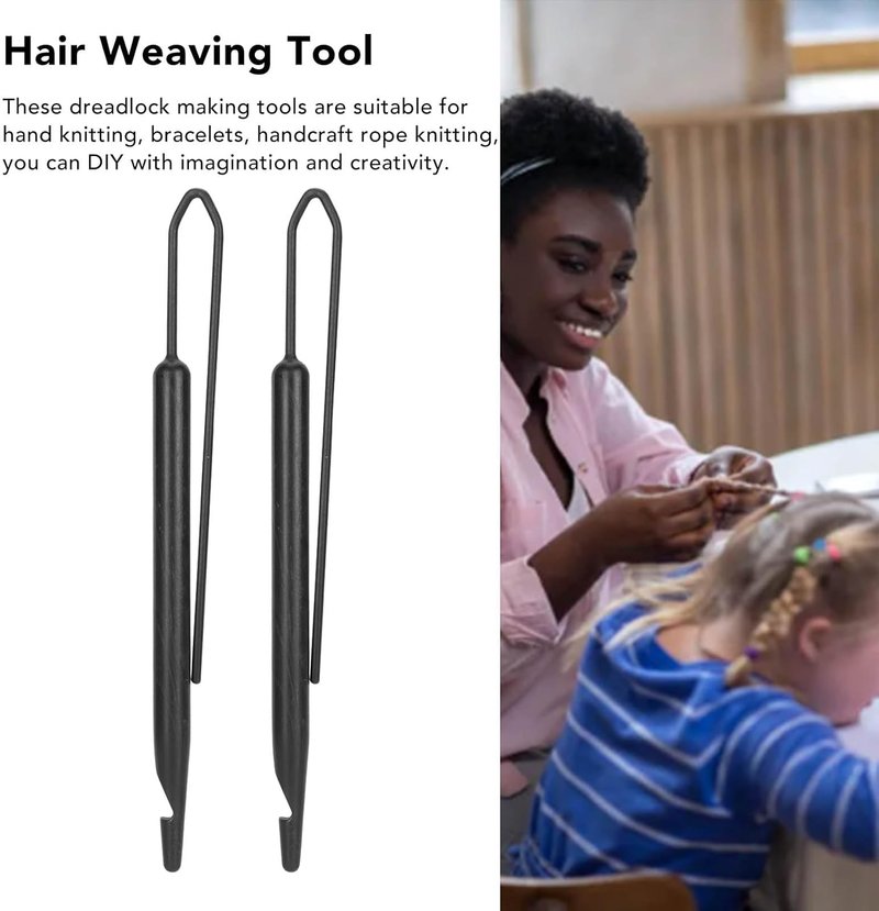Dreadlock Crochet Hook Set - Dual End Interlocking Tool for Sisterlocks | Lightweight Hair Knitting & Braiding Tools