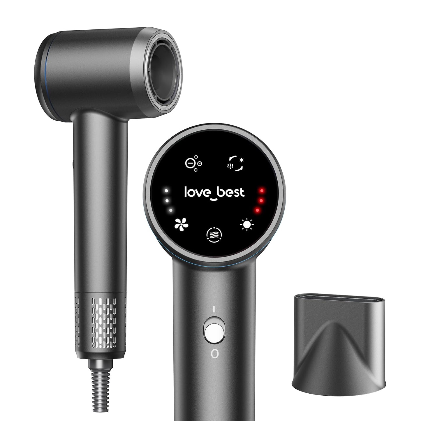 Hair Dryer, Professional Ionic Hair Dryer for Fast Drying, Low Noise and Quiet, Lightweight, 600 Million Negative Ions, High-Speed Hair Blow Dryer Without Hair Damage for Women, Men, Travel, Salon