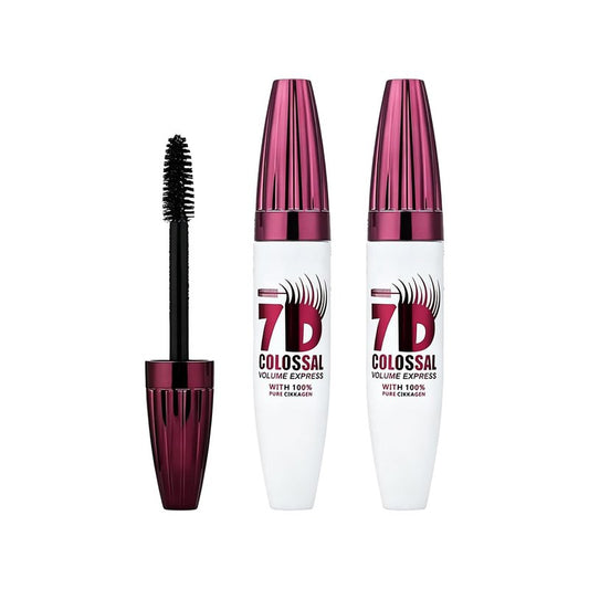 Waterproof Volume Mascara - Black Lengthening & Thickening Formula | 2-Pack for Fuller, Softer Lashes