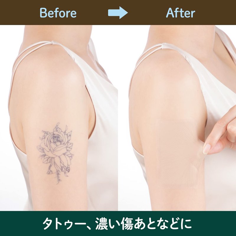 Tattoo Cover Up Patch - Ultra-Thin Concealer Sticker | Waterproof, Matte Finish, 4 Colors, 4pcs Trial Set
