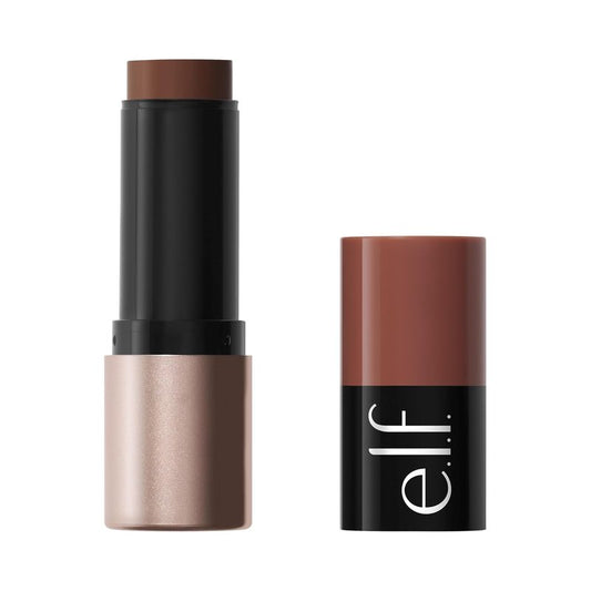 e.l.f. Soft Glam Cream Bronzer Stick - Buildable Vegan Bronzer for Long-Lasting Sculpted Glow | Tan-Deep