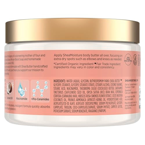 SheaMoisture Coconut & Hibiscus Illuminating Body Butter 11.5oz