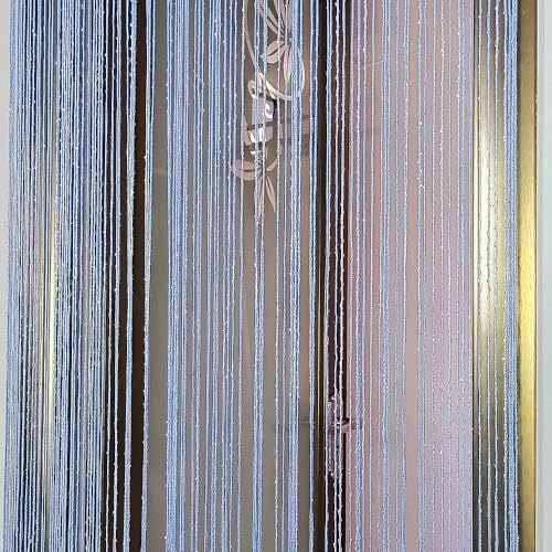 Sequin Curtain for Doorway - 39x79 inch, Washable String Curtain