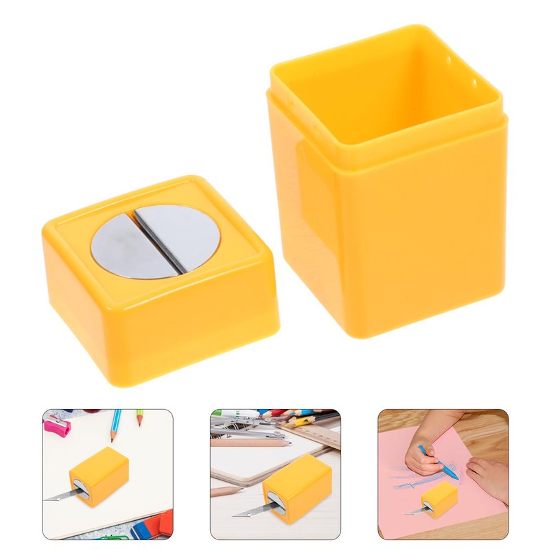 Blade Dispenser Case Disposable Razor Blade Disposal Case Barber Shop Storage Bank Container for Used Old Waste Blades Broken Cutter Device