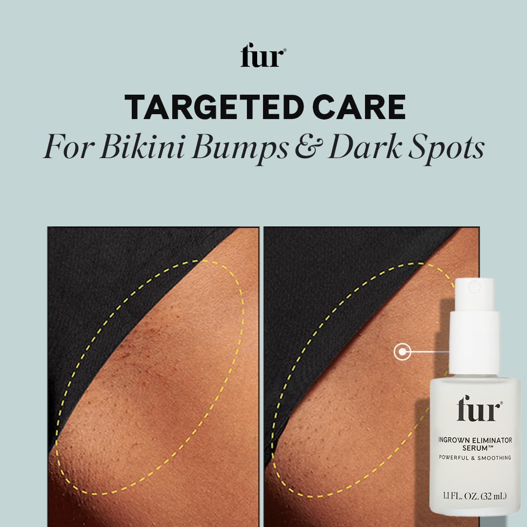 Ingrown Hair Treatment Serum - Fur Ingrown Eliminator for Post Hair Removal Care | 1.1 FL OZ