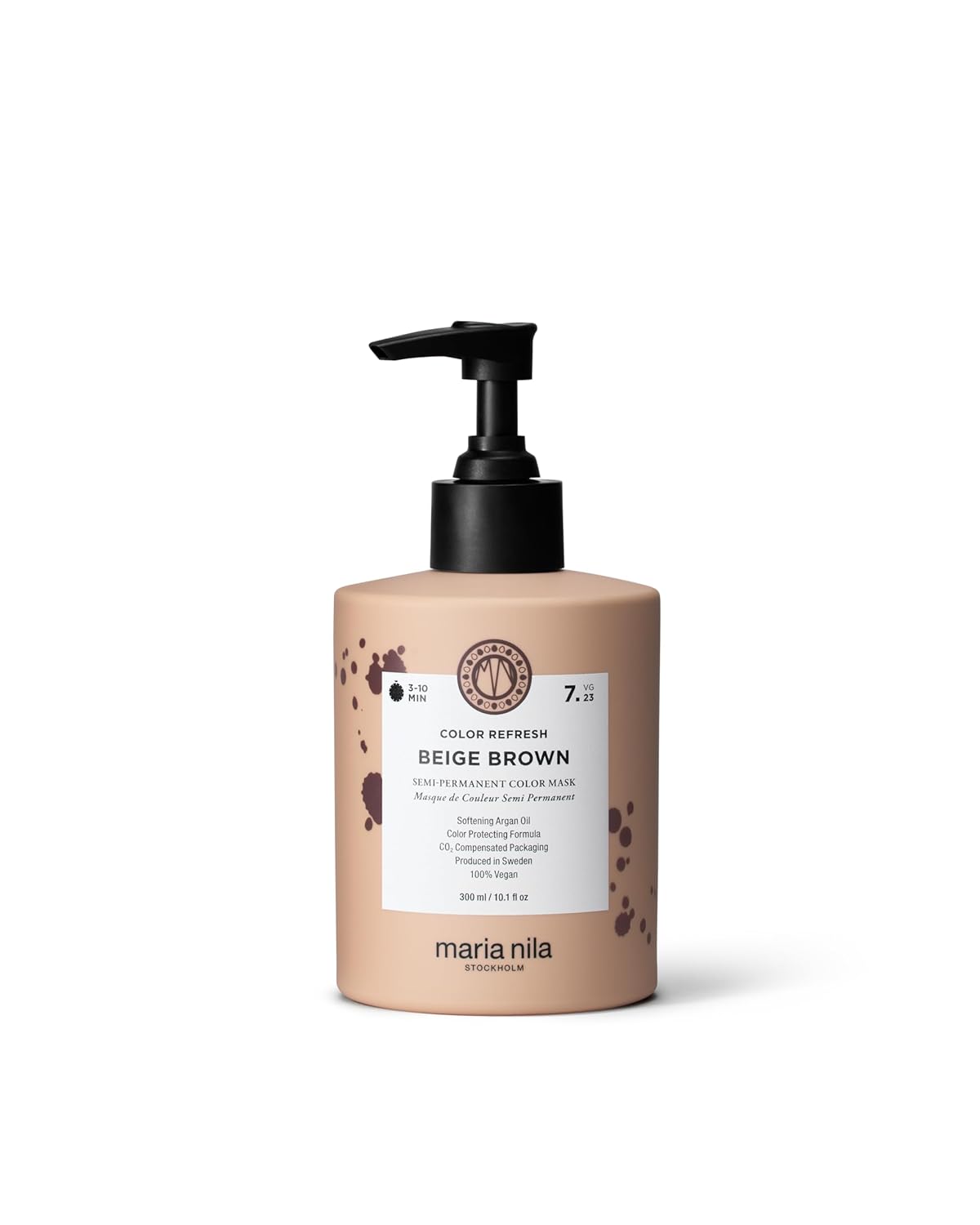 Maria Nila Color Refresh - Beige Brown Hair Mask | 10.1 Fl Oz, Vegan & Sulfate-Free