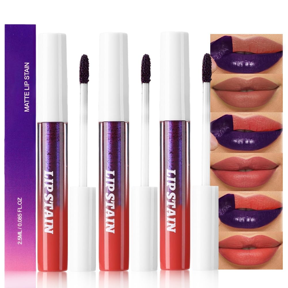 Warm Nude Pink Lip Stain - Matte Finish, Transfer Proof, Long Lasting Waterproof Lip Tint | Highly Pigmented 24-Hour Wear