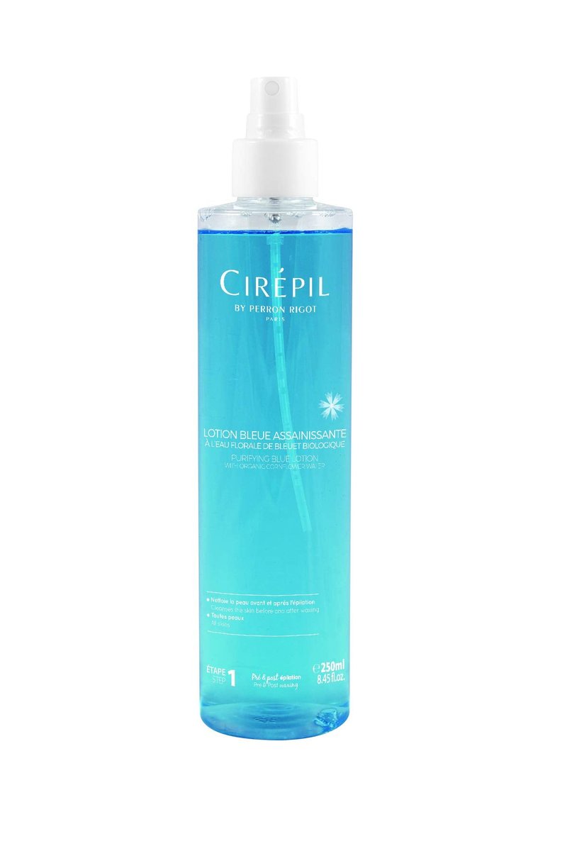 Cirepil Professional Pre & Post Waxing Duo Bundle - Blue Lotion Cleanser (8.45 oz) and Pre & Post Depilatory Moisturizing Oil (8.45 oz) - Complete Skin Preparation & After-Care Treatment