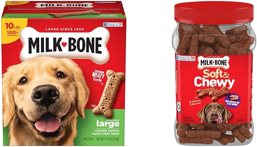 Milk-Bone Original Dog Treats - Crunchy Biscuits for Medium Dogs | 10 lb Bag