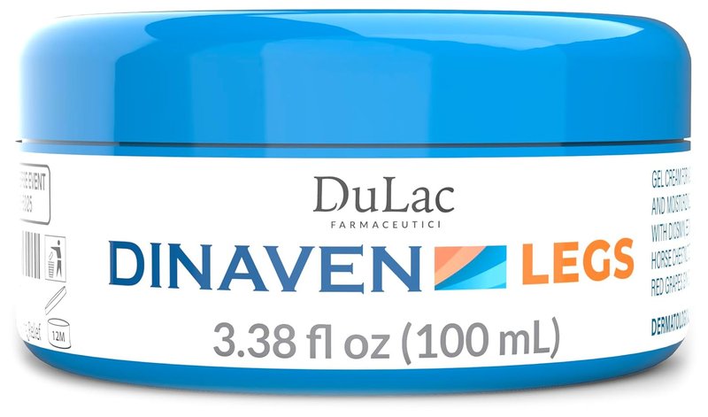 Dulac Cooling Leg Gel Cream - Refreshing Diosmin & Menthol Formula | Fast-Absorbing 3.38 fl oz