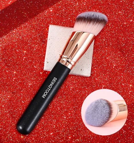 SEINGTOOM Angled Foundation Brush Set - 3Pcs Makeup Brushes