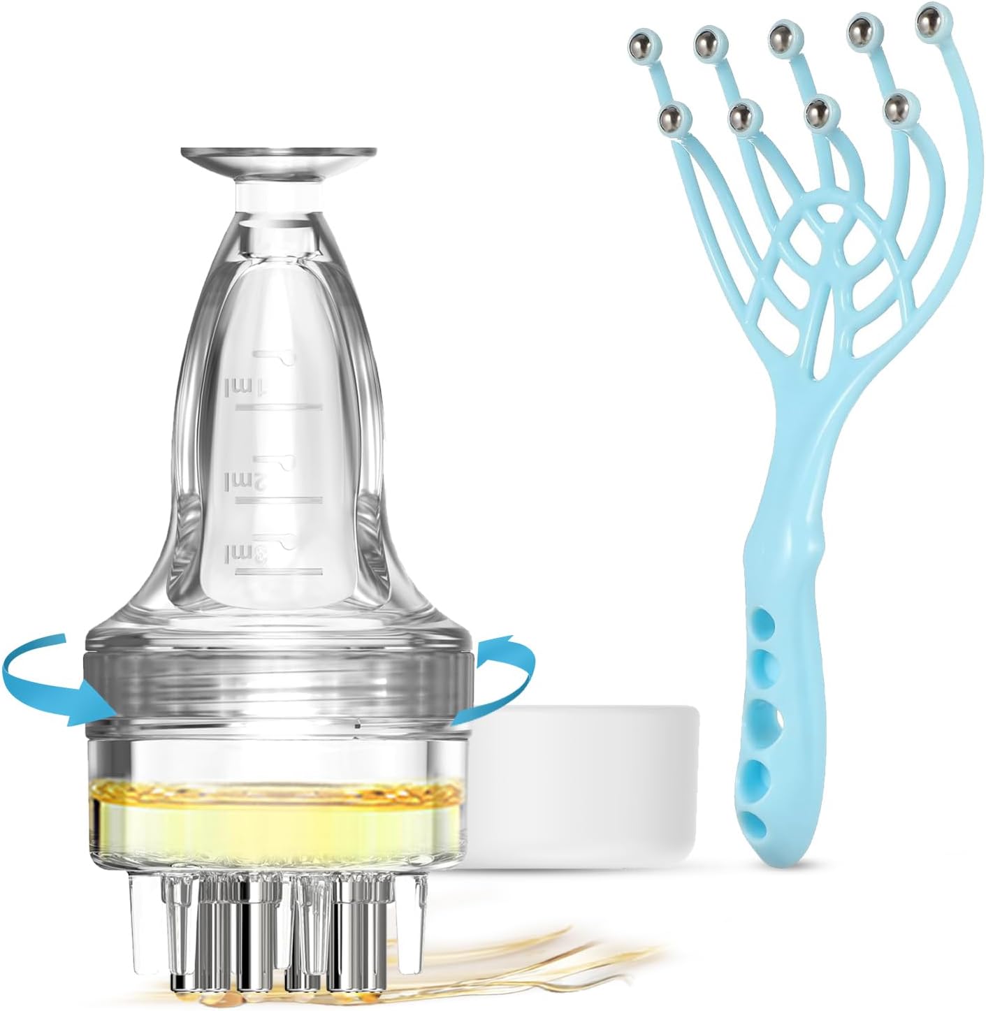 Minoxidil Applicator & Scalp Massager for Hair Growth - Precision Delivery & Deep Absorption | 3ML