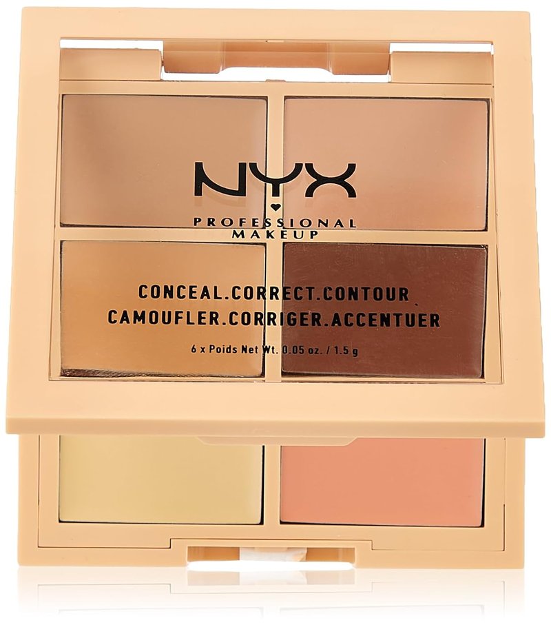 NYX Conceal Correct Contour Palette - Light Tones for Flawless Makeup Finish