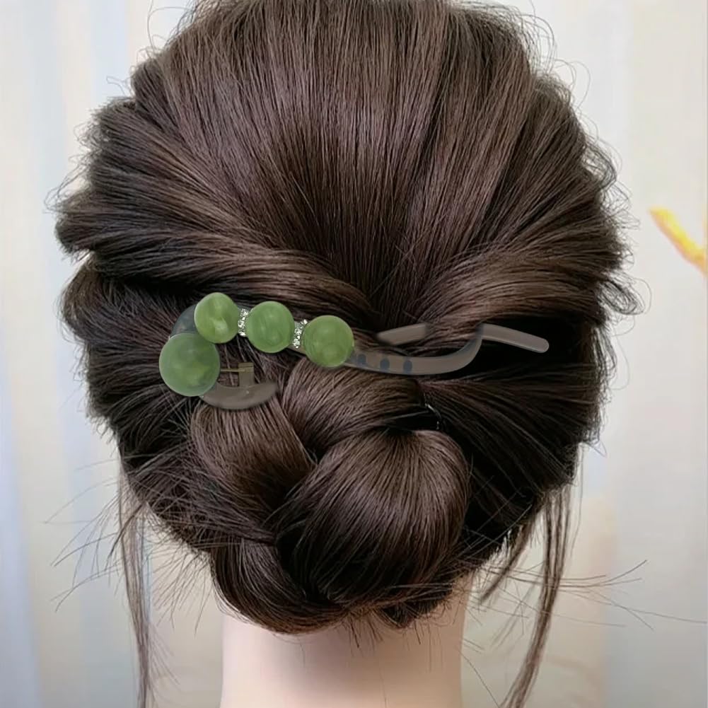 Pearl French Banana Hair Clips - 10 Pack Elegant Flat Hair Claw Barrettes for Women | Stylish Ponytail Accessories