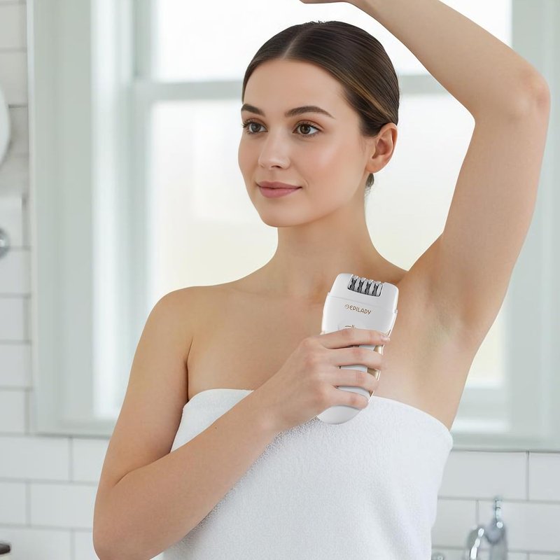 Epilady Legend 5 Rechargeable Cordless Epilator for Women, 56-Tweezer Dual Speed Full Body Hair Removal Device for Legs, Underarms, & Bikini, Long-Lasting Smooth Skin, Travel Case Included