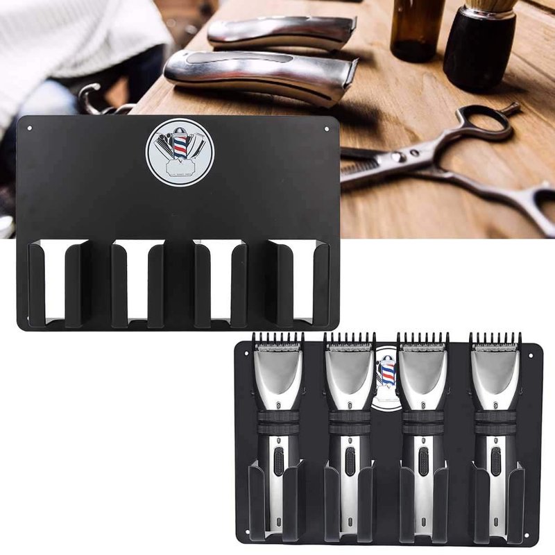 Hair Cutter Holder, Hair Clipper Rack, Wall-Mounted Rack for Home Professional Bathroom