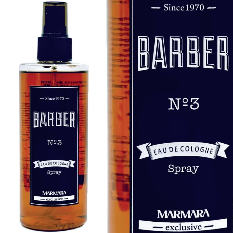 Marmara Barber Cologne - Best Choice of Modern Barbers and Traditional Shaving Fans Spray Bottle 8.45 fl oz. (250 ml, No3)