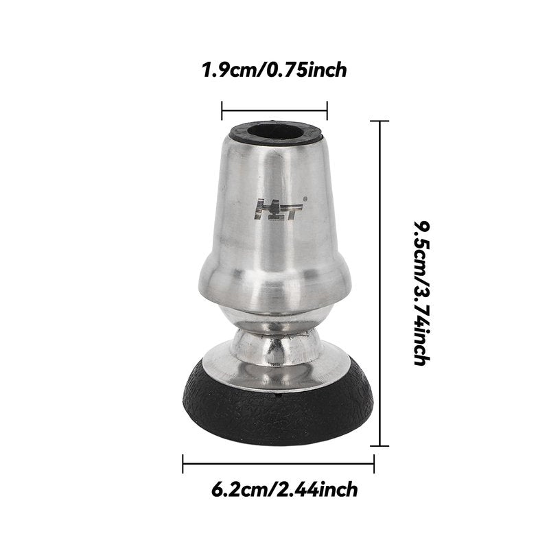 Crutch Tips 3/4 Inch, All Terrain Non Slip Walking Cane Tips Replacement with 360° Rotation, 0.75 Inch Heavy Duty Universal Rubber Cane Tips for Canes, Walking Sticks, Hiking Stick, Seniors Crutches