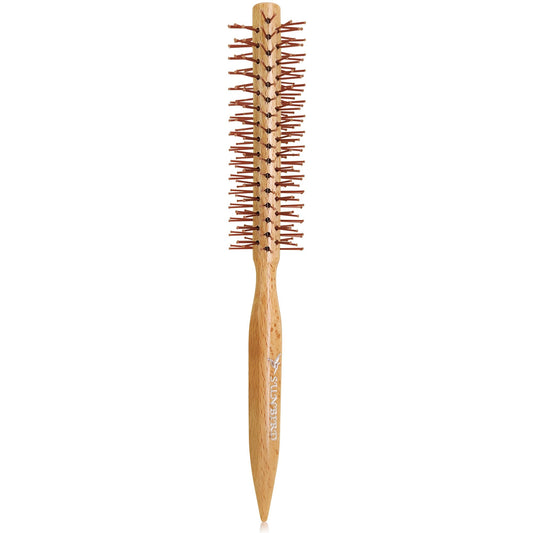 SUNBIRD Small Round Brush for Short Hair - 1.2" Mini Volumizing & Styling Brush for Men & Women, Heat Resistant Quiff Roller for Lifting, Curling Bangs, Beard & Thin Hair, Creates Natural Volume