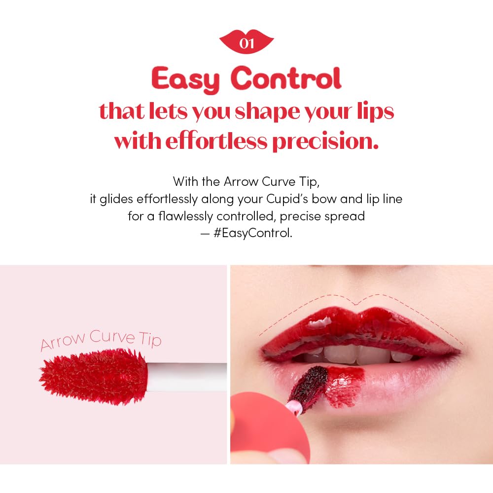 ETUDE Dear Darling Peel Off Lip Stain - Pink Flash | Hydrating Hydrogel Tint, Long-Lasting & Waterproof Lip Color