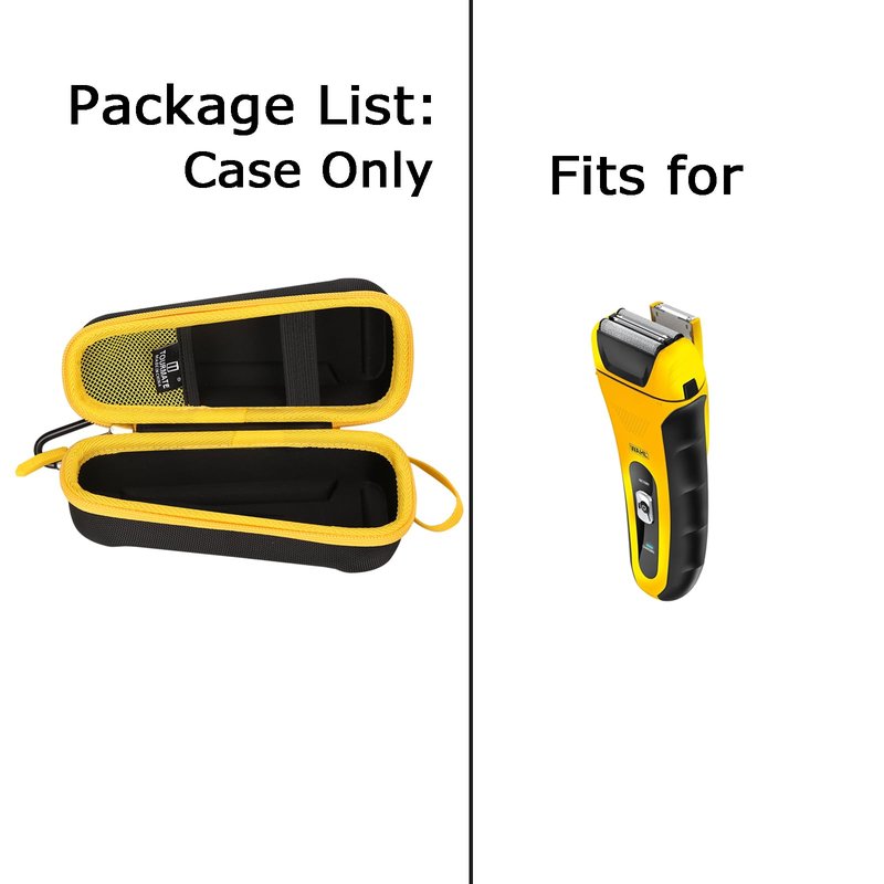 Hard Case Applicable Electric Shaver MAX-T/GDKLXL,Travel Case for Waterproof Rechargeable Shaver, Model 7061-100 Storage Case - Tourmate(Only Case)