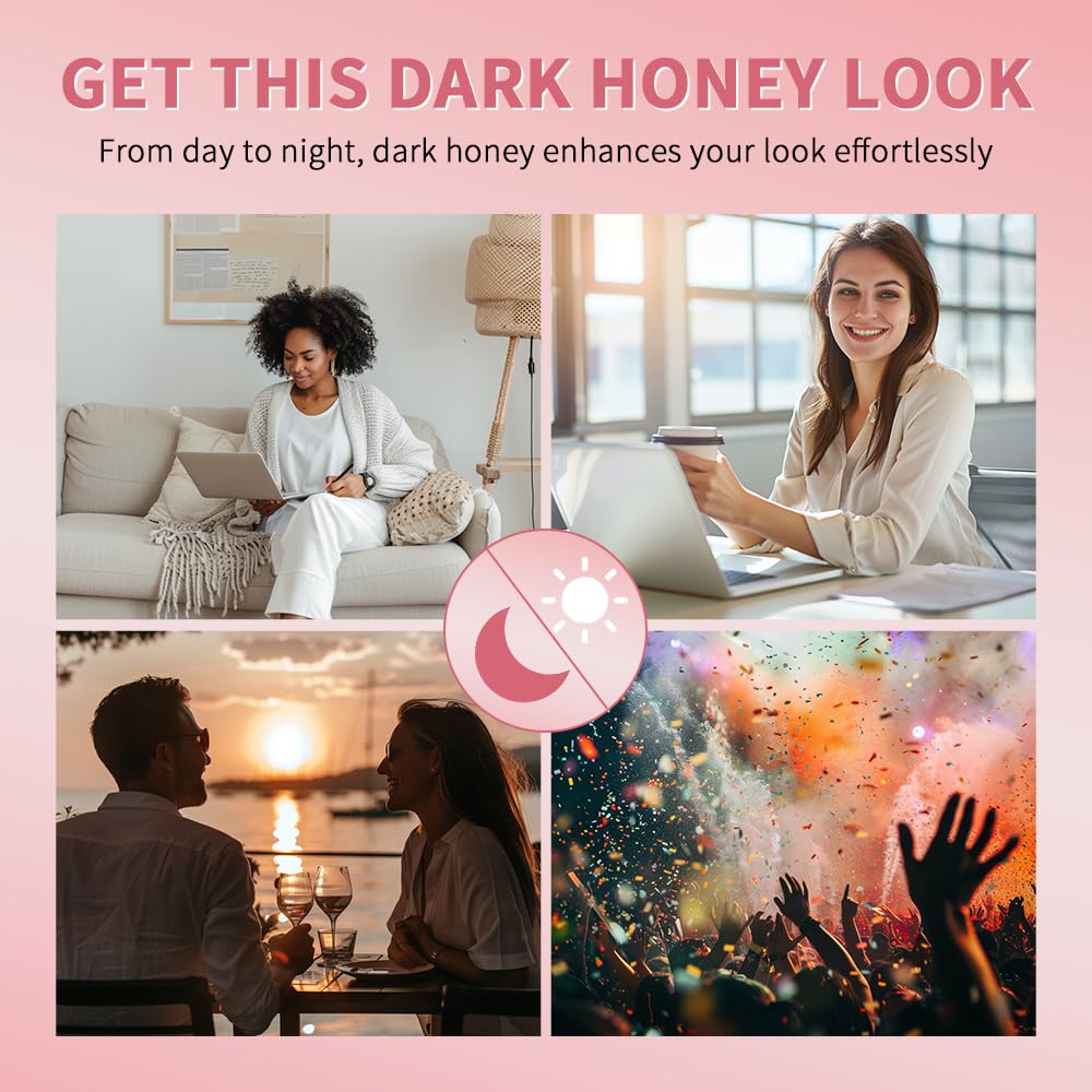 Honey Lipstick Tinted Lip Balm - Hydrating Moisturizing Color for All Skin Tones | 2PCS Pink Set