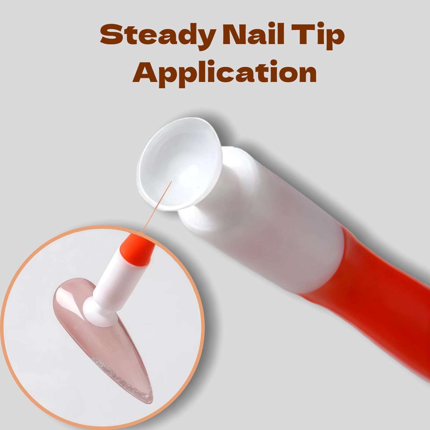 VONMAOGU 4Pcs Damage-Free Press On Nail Tools, Dual-Ended Silicone Suction Cup Lifter and Pry Bar for Easy Nail Tips Change, Manicure Kit for DIY & Professional