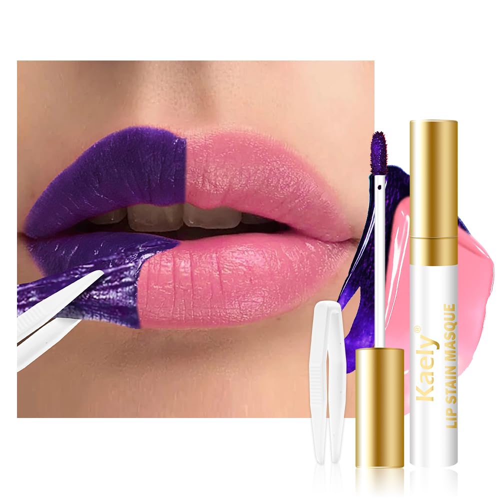 Toffee Rose Lip Stain Peel Off Masque - Long Lasting Waterproof Lip Tint | Matte Finish, Vegan, 02
