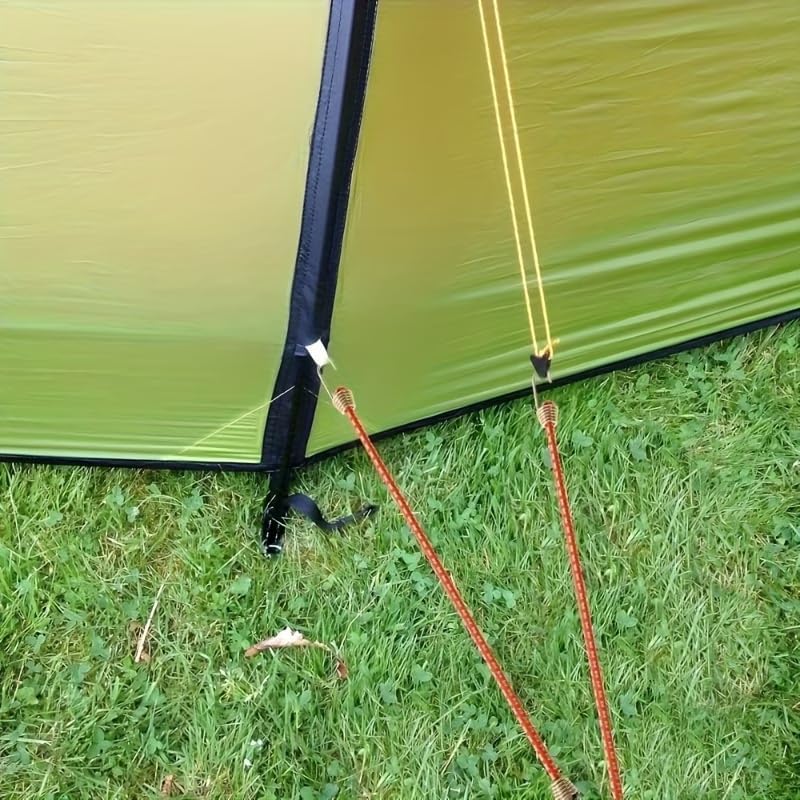 Heavy Duty Bungee Cords - 10 Pack with Metal Hooks | Polka Dot Elastic Straps for Tent, Bike, Camping