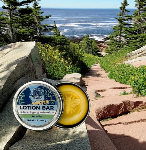 Avital's Apiaries Acadia Natural Beeswax Lotion Bar – Solid Moisturizer