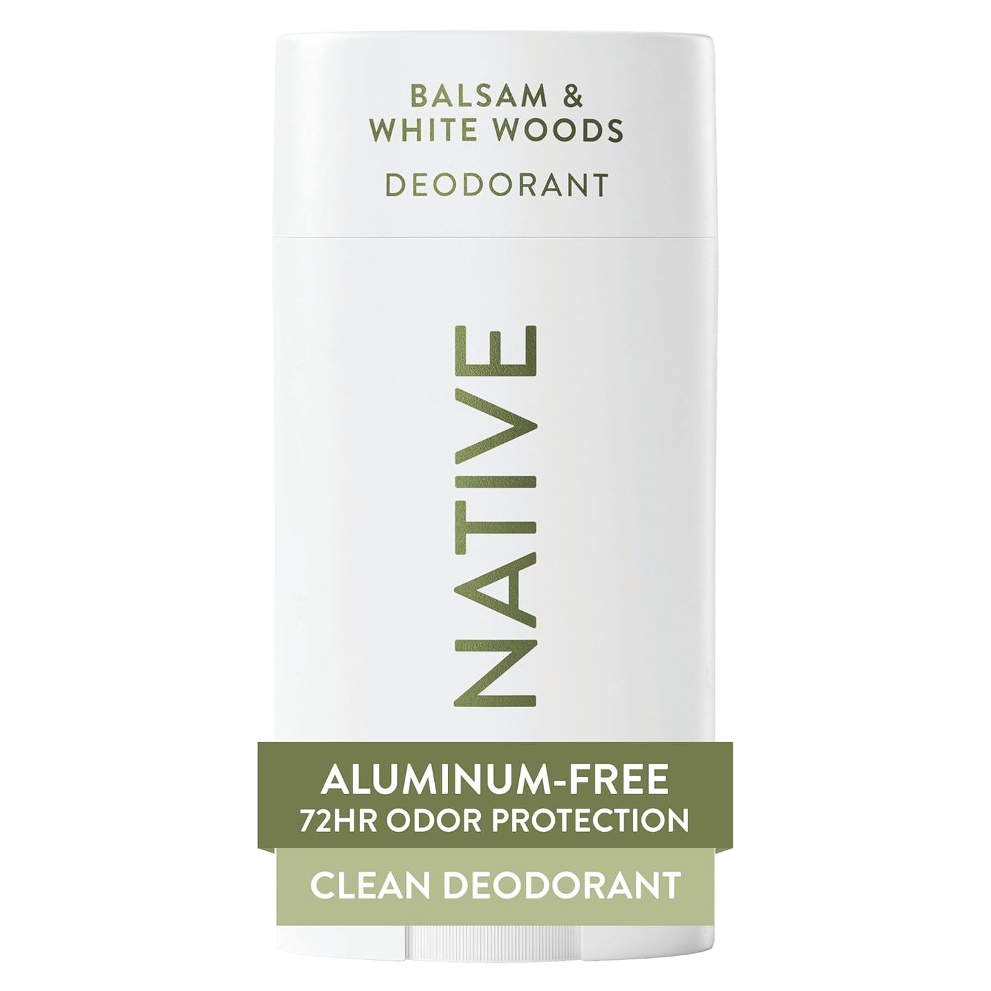 Native Deodorant - Aluminum-Free Grapefruit & Bergamot | 72-Hour Odor Control, 2.65oz for Men & Women