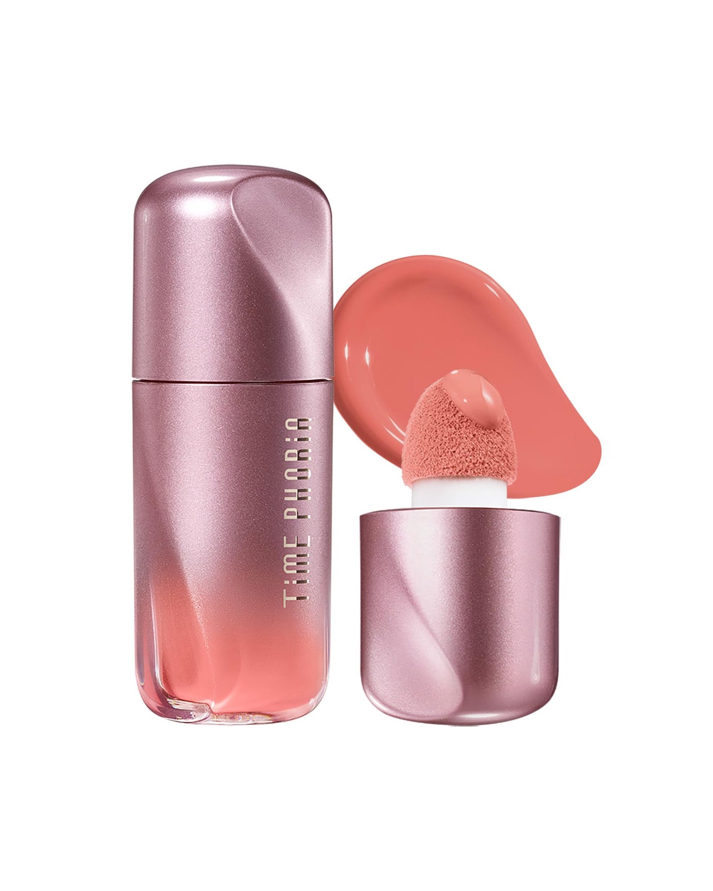 TIMEPHORIA Liquid Blush Makeup for Cheeks, Natural Matte Finish, Blush Tint Stick, Multi-Use, Long-Lasting Lip & Cheek Makeup, Lightweight