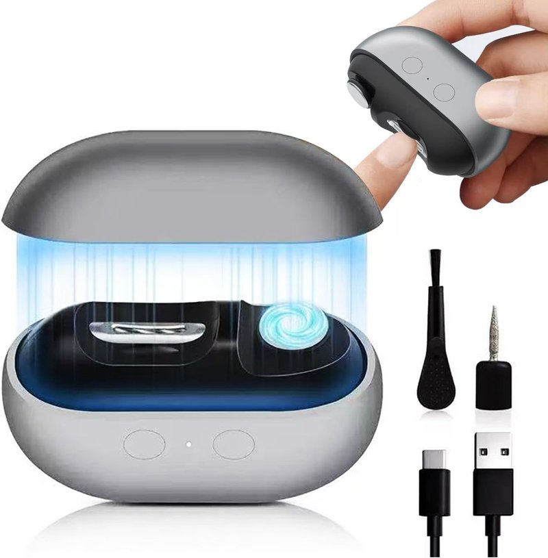 Electric Nail Clipper - 3-in-1 Automatic Trimmer with LED Light & Storage | USB Rechargeable for All Ages