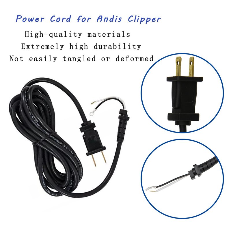 04624 Trimmer Cord for Andis Cord,Power Line for T-Outliner Clippers Hair Trimmer