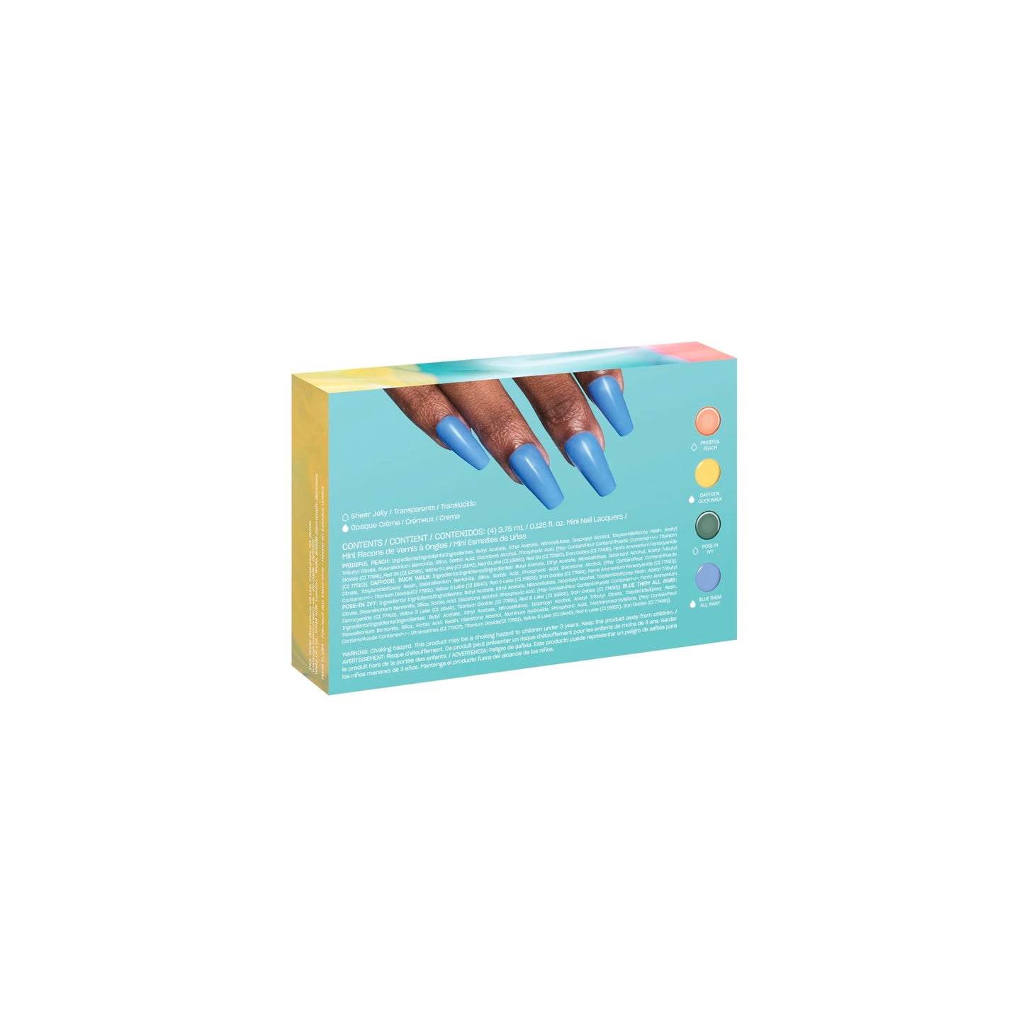 OPI Nail Lacquer 4PC Mini Pack | 4 Crème Summer Shades, Chip Resistant Nail Polish Gift Set | Make 'Em Jelly! Collection | Summer 2025