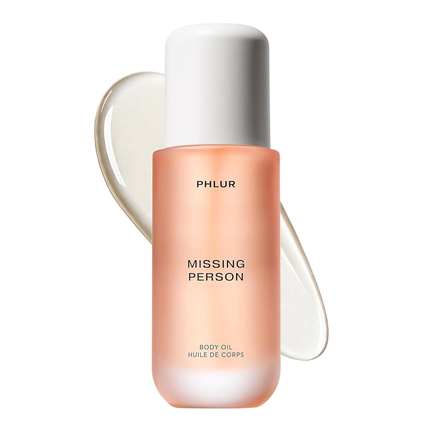PHLUR Missing Person Body Oil - Hydrating Musk & Jasmine Scent | 4 Fl Oz for Men & Women