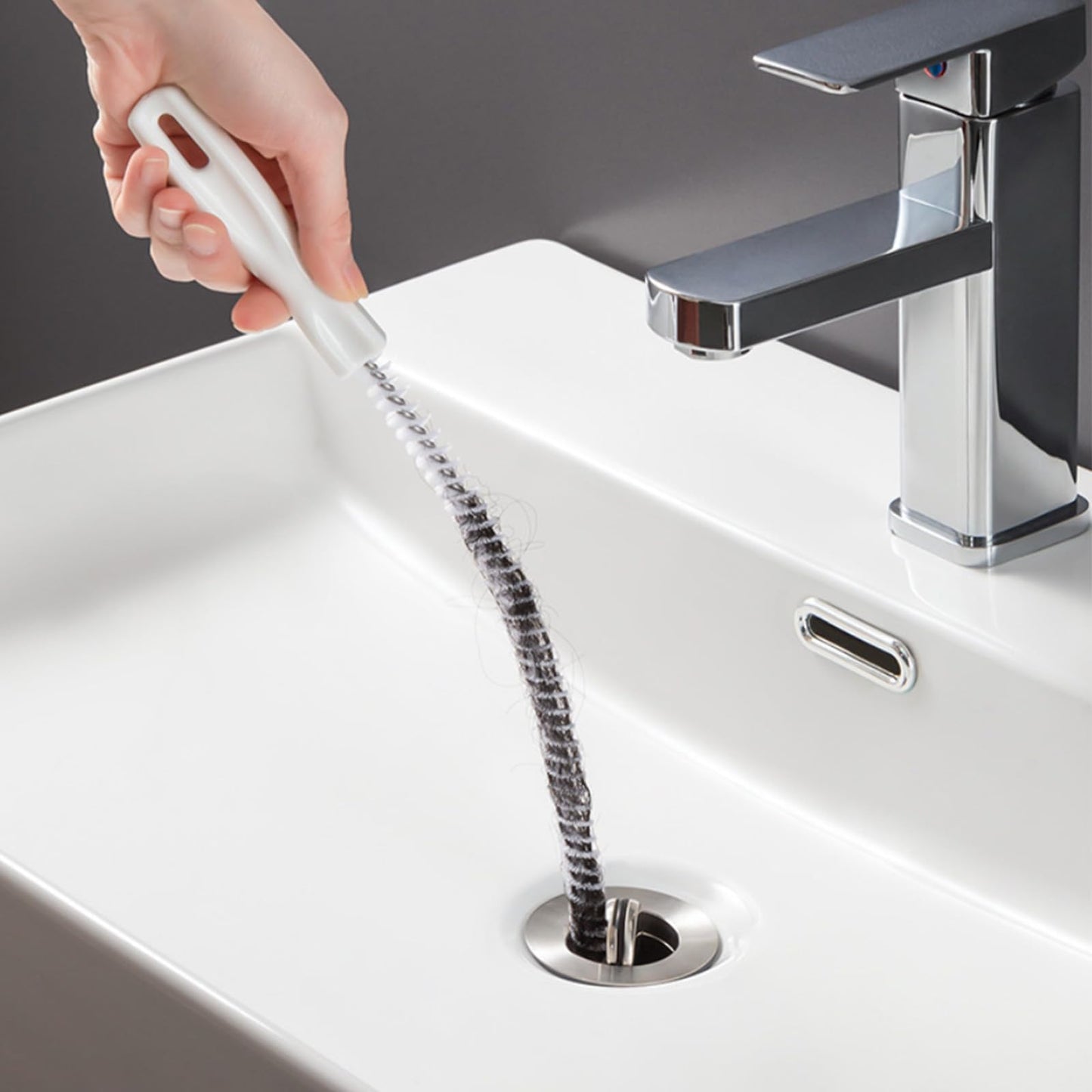 Drain Snake Cleaner Brush Flexible Pipe Clog Remover Tool for Sink Shower Bathtub Reusable Hair and Debris Cleaning Accessory